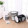 Foldable Fabric Laundry Basket Cotton Laundry Large Bag Collapsible Storage