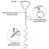 Dog Tie Out Cable and Stake, Outside Dog Leash&Chain for