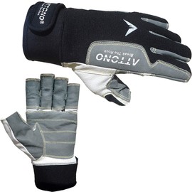 ATTONO Sailing Gloves Summer Sailing Regatta Water Sports Gloves Size 8/M