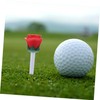 KOMBIUDA 6pcs Rose Golf Tees Holder Golf Accessories for Better