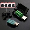 Jienk 5PCS HDMI Solderless Male Quick Connector, Port Terminal Solderfree