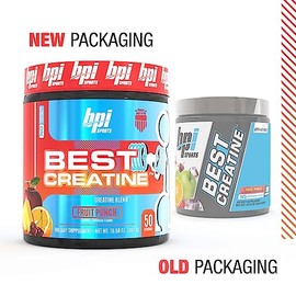 BPI Sports | BEST Creatine | 6 Formas Avanzadas de Creatina | Betaína | 300 gr | 50 Servicos (Fruit Punch)
