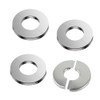 4 Pack Stainless Steel Pipe Covers, Wall Split Flanges Pipe