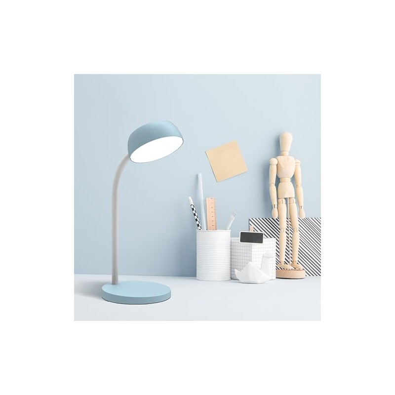 Unilux Tamy LED Desk Light Light Blue Flexible Flexible Arm