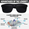Arjien Mens Sunglasses Polarized Sunglasses for Men UV Protection Square