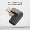 USB C Magnetic Adapter Right Angle with Light PD 120W