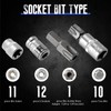 Drive Male Female Torx Star Bit Socket E-Socket Set Handheld