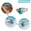 TEHAUX 2pcs Engagement Ring Western Style Jewelry Aesthetic Ring Confirmation