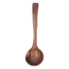 Solid Wood Wooden Spoon - Soup Ladle with Elegant Design