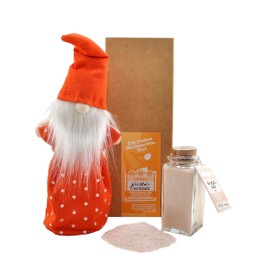 direct&friendly Salt Gift Set Colourful Salt Gnome (Orange - Crystal Salt)