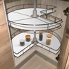 Innconee 2 Pieces 27 Inch Lazy Susan Shelf Liner Non