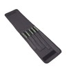 Hilmor Precision Screwdriver Set with Storage Pouch, Black & Green,