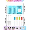117 Pcs Gummy Bear Mold Silicone,with Candy Recipes、Droppers and Wrappers
