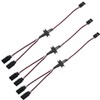 Vgoohobby 5Pcs 22cm Magnetic Snap-on JR Y Cable 1 Male