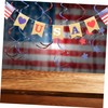 LABRIMP 4th of July Party Props Patriotic Decorations Paper Fan