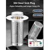 Waabose 2 Pieces Sink Plug with Hair Strainer, 2024 Drain