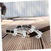 Tofficu 100pcs Stainless Steel Deck Fasteners Clips Deck Board Spacers