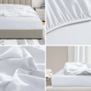 CONCEPT HOME Fitted Sheet King, White - Pocket/Box Size10 inch