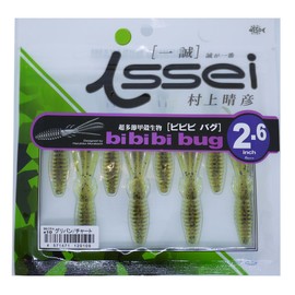 イッセイ(ISSEI) ワーム ビビビバグ 2.6インチ グリパン/チャート #10 ルアー
