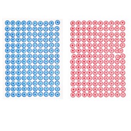 Faucet Rubber Patch Universal Index Buttons Sticker ，Decoration Faucet Hot Cold Water Labels ，Hot Tips Cold Signs Self Stick (2pcs)