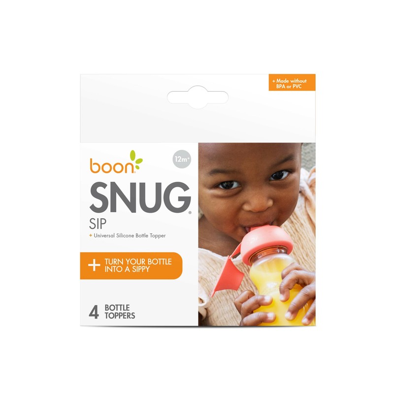 Boon Snug Sip Universal Water and Juice Silicone Bottle Toppers