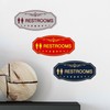 Signs ByLITA Victorian Unisex Restroom Sign (Black Gold) - Large