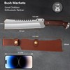 Machete w Sheath for Yard Work, 15'' Full Tang Camping
