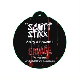 Schitt Stixx Savage Hanging Card Car Air Freshener