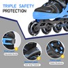 Kuxuan Skates Adjustable Inline Skates for Women Men, Kids Roller