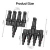 PAEKQ 4 to 1 Solar Panel Connectors T Branch Connectors