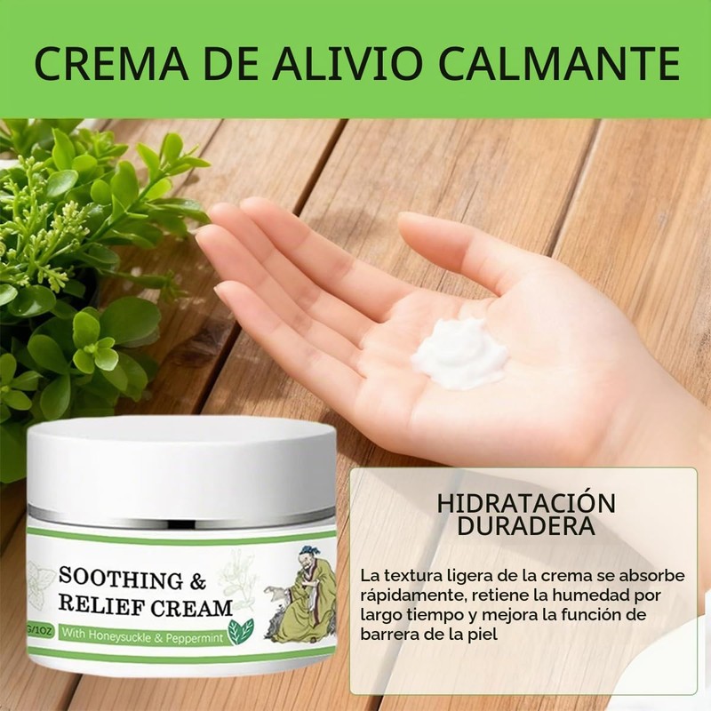 Soothing Relief Cooling Comfort Moisturizer Cream, Natural Hydrating & Cooling
