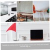 GRIRIW 2Pcs Desktop Flag Holder with Telescopic Metal Flag Pole