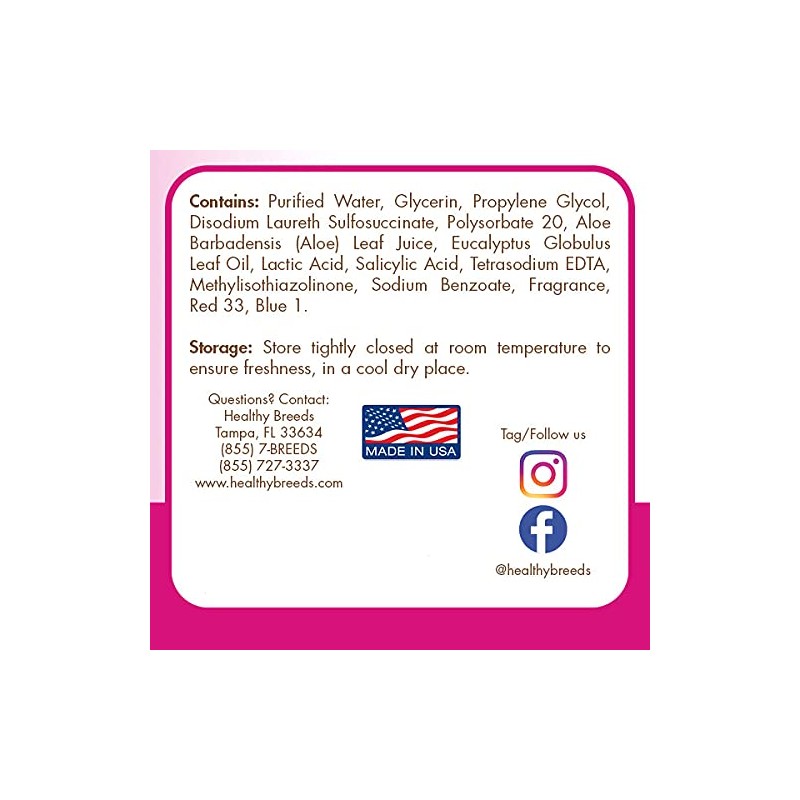 Healthy Breeds Bluetick Coonhound Ear Cleaning Wipes with Aloe &