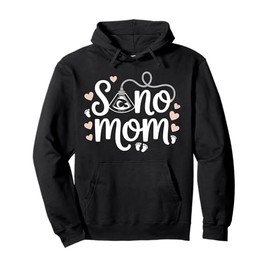 Ultrasound Technologist Mom Cardiac Sonographer Pullover Hoodie