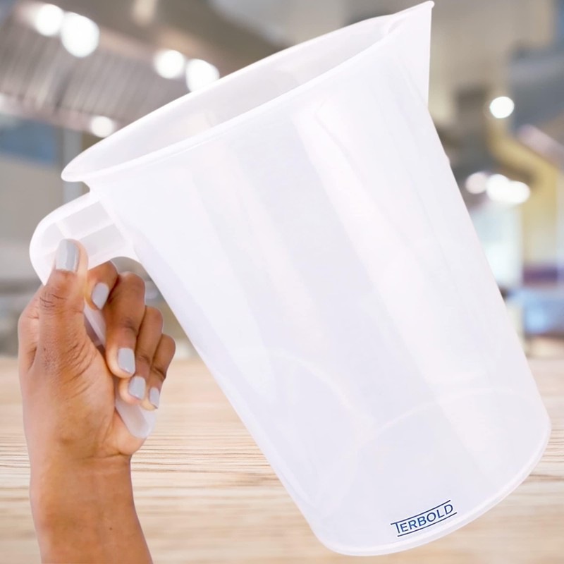 5 Liter Measuring Pitcher | 1.3 Gallon Shatterproof Plastic Large