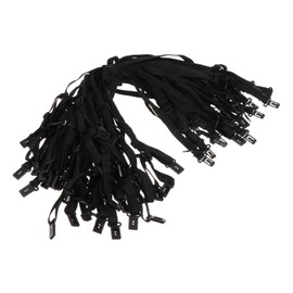 COHEALI 50pcs Bow Tie Extension Strap Bow Tie Elastic Strap Adjustable Bow Tie Extender Bow Tie Band Shipping Straps Bowtie Black Bow Durable Extender Strap Lace up Polyester Elastic Cord