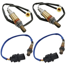 Amrxuts 4Pcs Upstream Downstream Air Fuel Ratio Sensor O2 Oxygen Sensor for Ford 2009 2010 F-150 4.6L VIN W, 2009-2014 E-150 E-250, 2009-2014 E-350 Super Duty 234-5113 234-4127