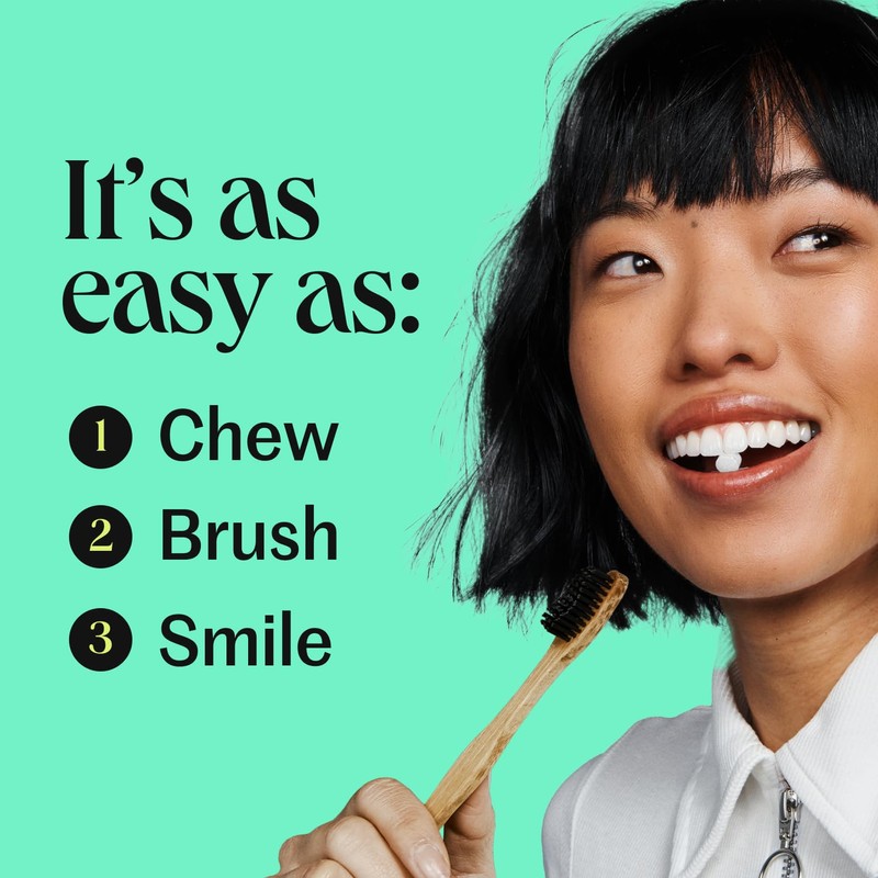 Bite Toothpaste Bits: Whitening Tablets – Fluoride Free, Nano Hydroxyapatite