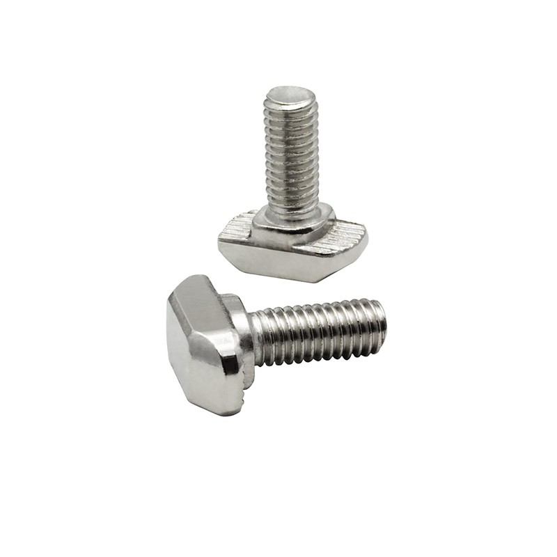Hammer Screw T-Screw M6 16 mm Nut 8 for Aluminium