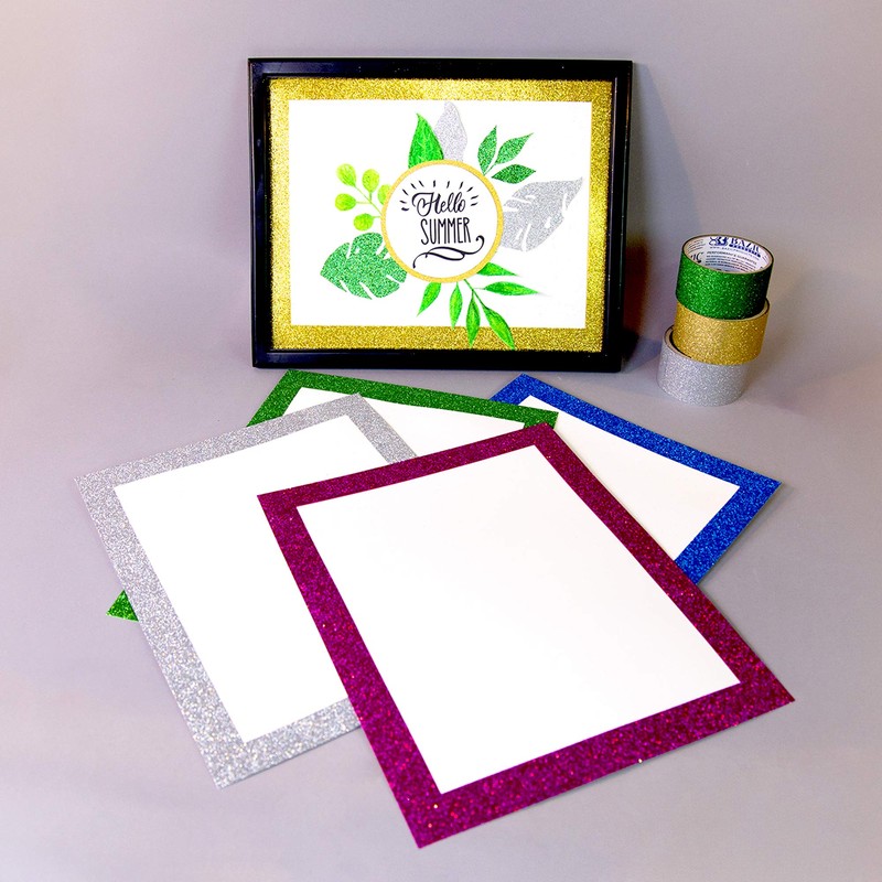 BAZIC Products Poster Board Glitter Color 11" X 14", Sparkling