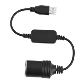 VGEBY USB'den 12V'a Adaptör, USB Bağlantı Noktasından 12V Araç Çakmak Soketine Dönüştürücü Sürüş Kaydedici Elektronik Köpek Araç Şarj Cihazı Ve Diğer Otomotiv Elektronik Ekipmanları
