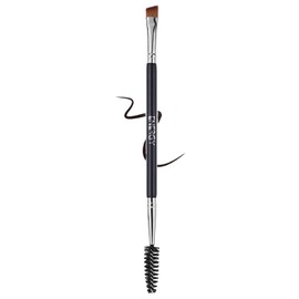 ENERGY Precision Dual-Sided Eyebrow Brush with Spoolie - Vegan Brow Tool for Shaping, Defining, Grooming, Lifting, Applying Brow Wax & Gel - Professional Angled Brush & Eyelash Comb