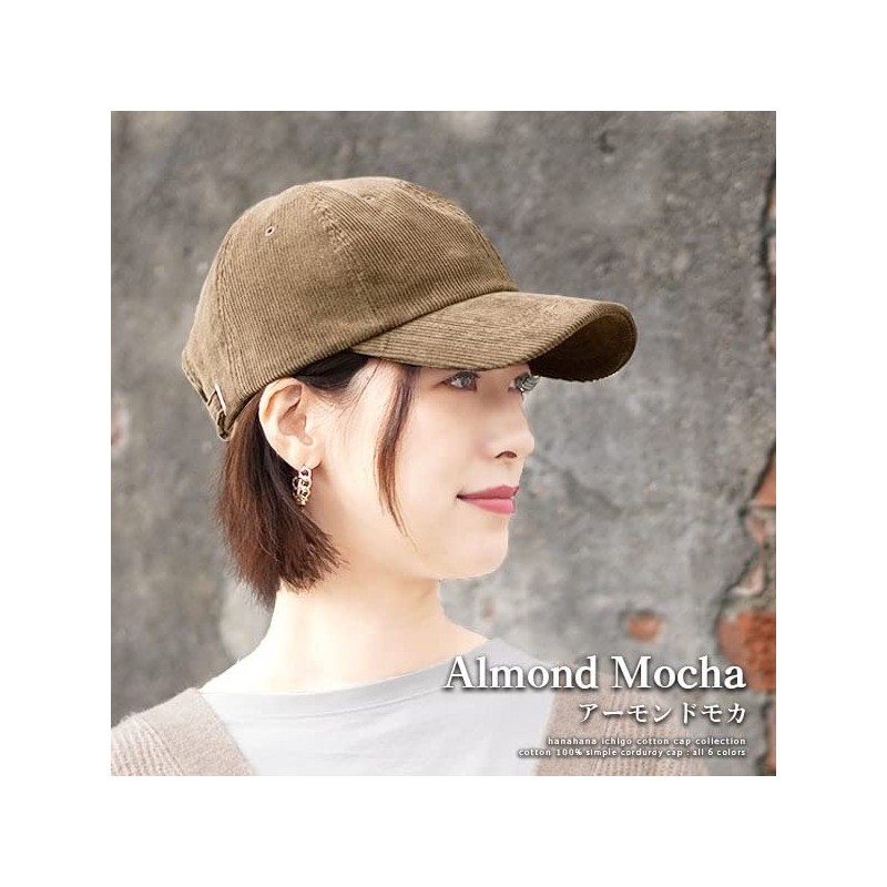 hanahana15 Corduroy Cap, Deep, Large, Large, Women's, Autumn, Men's, Unisex,