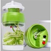 Vegetable Slicer-Zucchini Noodles Tool & Spaghetti Maker.Well-Designed Food Blade &