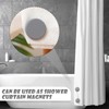 Jetec Round Magnetic Drapery Weights Shower Curtain Weights Strong Tablecloth