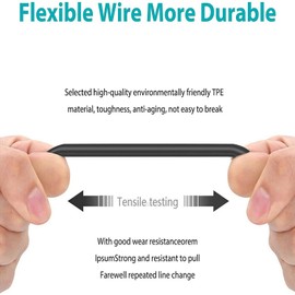 Dysead Micro USB Charging Power Cable Cord for AUVON Unit 3rd Gen 16 Mode Machine