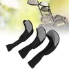 3Pcs Golf Club Head Covers 1 3/5 UT Breathable Mesh