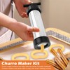Churro Maker Kit, Stainless Steel Churro Maker with 3 Churro