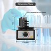 SLIYXTWIO Mini Vortex Mixer, Speed Range 300 to 2400 RPM,