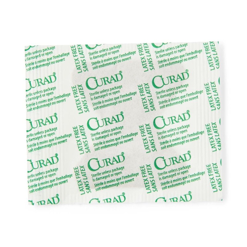 CURAD Flex-Fabric Adhesive Fingertip Bandages, Skin-Friendly Adhesive, 2 x 1.75